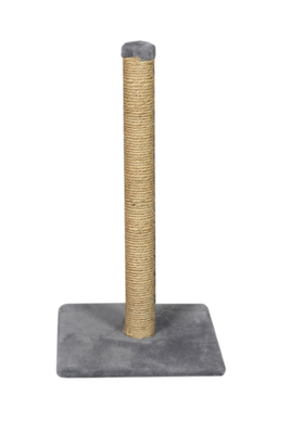 Кігтеточка (Дряпка) Мур-Мяу " Стовпчик " в джутовій мотузці Сіра 10051 фото
