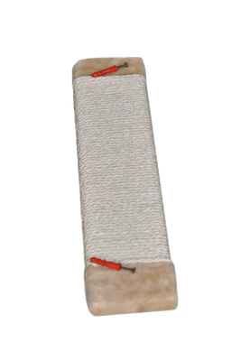 Кігтеточка Мур-Мяу Дошка настінна двостороння в джутовій мотузці Бежева 10186 фото