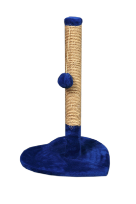 Кігтеточка (Дряпка) Мур-Мяу " Амурчик-2 " в сизалевій мотузці Синя 10313 фото
