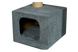 Будиночок кігтеточка для кота дряпка для кішки Мур-Мяу Еліт 40 x 60 x 84 см в сизалевій мотузці Сірий МТ 11005 фото 3