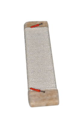 Кігтеточка Мур-Мяу Дошка настінна двосторонняв сизалевій мотузці Бежева  10309 фото